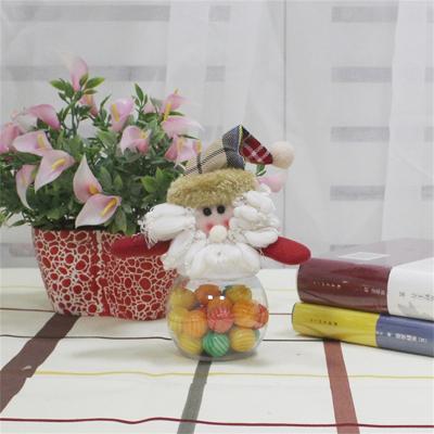 Cirkel vorm Santa Claus Candy Jar kerst decoratie