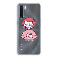 Hartje: Oppo A91 Transparant Hoesje Hartje: Oppo A91 Transparant Hoesje