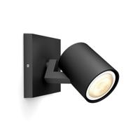 Philips Lighting Hue LED-plafondspots 871951433832600 Hue White Amb. Runner Spot 1 flg. Schwarz 350lm inkl. Dimmschalter GU10 5 W