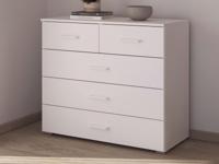 Commode MAKALISKA 5 lades wit - thumbnail