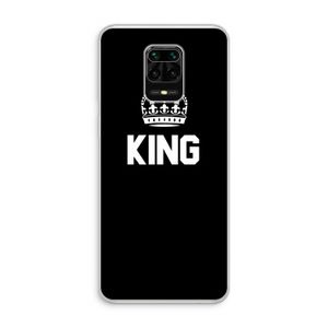 King zwart: Xiaomi Redmi Note 10 Lite Transparant Hoesje