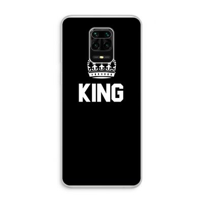 King zwart: Xiaomi Redmi Note 10 Lite Transparant Hoesje