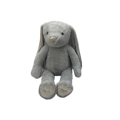 Pluchen konijn knuffel - 35 cm - grijs