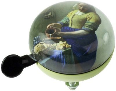 Widek fietsbel Het Melkmeisje 80 mm groen Widek fietsbel Het Melkmeisje 80 mm groen