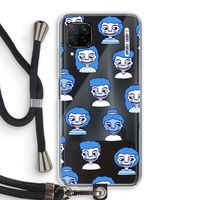 Gezichtjes: Huawei P40 Lite Transparant Hoesje met koord