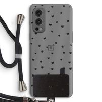 Kleine kattenkopjes: OnePlus Nord 2 5G Transparant Hoesje met koord