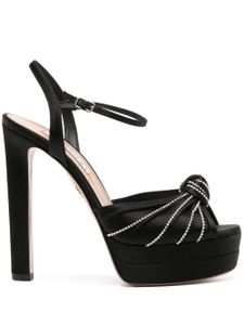 Aquazzura sandales Atelier 140 mm à ornements - Noir