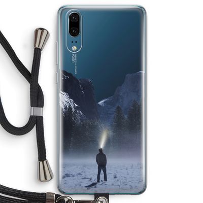 Wanderlust: Huawei P20 Transparant Hoesje met koord