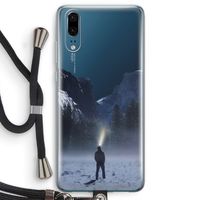 Wanderlust: Huawei P20 Transparant Hoesje met koord