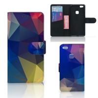 Huawei P10 Lite | Book Case | Polygon Dark