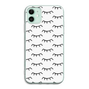 Wimpers: iPhone 11 Transparant Hoesje