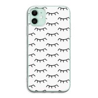 Wimpers: iPhone 11 Transparant Hoesje
