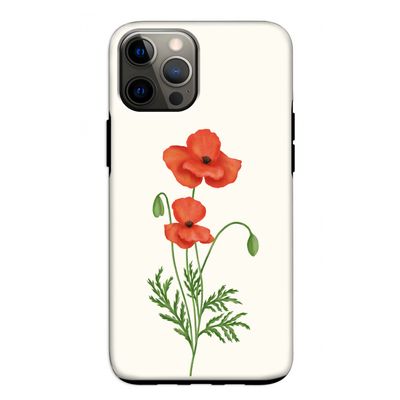 Red poppy: iPhone 12 Tough Case