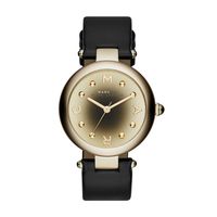 Horlogeband Marc by Marc Jacobs MJ1409 Leder Zwart 18mm