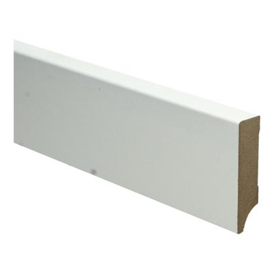 MDF Moderne plint 70x18 voorgelakt RAL9010 - lengte 240cm