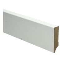 MDF Moderne plint 70x18 voorgelakt RAL9010 - lengte 240cm