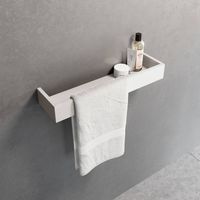 Novellini Frame Planchet met Handdoekhouder 60x12x6 cm Mat Wit Novellini Frame Planchet met Handdoekhouder 60x12x6 cm Mat Wit