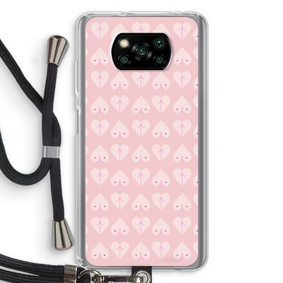 Ass 'n Titties: Xiaomi Poco X3 NFC Transparant Hoesje met koord