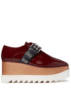 Stella McCartney derbies Elyse à boucle - Marron
