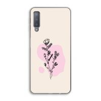Roses are red: Samsung Galaxy A7 (2018) Transparant Hoesje
