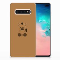 Samsung Galaxy S10 Plus Telefoonhoesje met Naam Baby Hyena - thumbnail