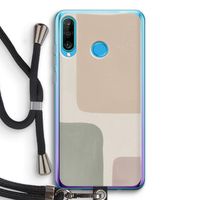 Geo #7: Huawei P30 Lite Transparant Hoesje met koord
