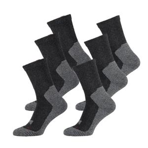 Xtreme Hiking Sokken 6-pack Multi Antraciet-42/45