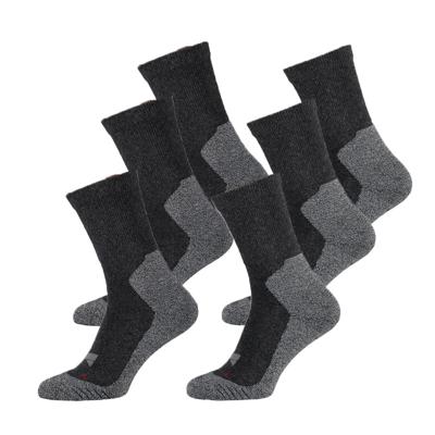 Xtreme Hiking Sokken 6-pack Multi Antraciet-42/45