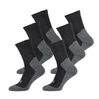 Xtreme Hiking Sokken 6-pack Multi Antraciet-42/45