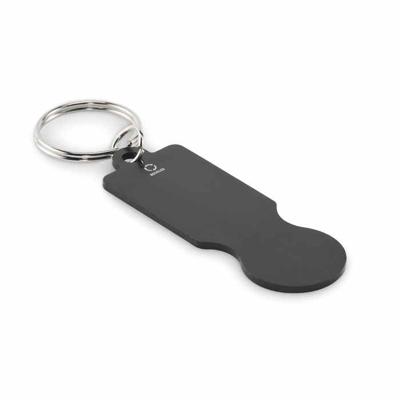 Winkelwagenmunt sleutelhanger