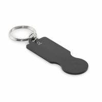 Winkelwagenmunt sleutelhanger