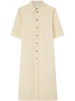 Jil Sander chemise en gabardine de laine - Tons neutres - thumbnail