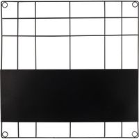 Magnetisch memobord vtwonen zwart 60x60