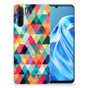 OPPO A91 TPU bumper Geruit