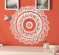 Muursticker Indische bloemen