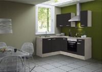 L-Keuken 165x210cm incl. apparatuur OPTI-999