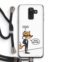 GSM secure: Samsung Galaxy J8 (2018) Transparant Hoesje met koord