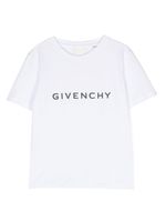 Givenchy Kids t-shirt en coton à logo imprimé - Blanc - thumbnail