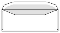 Envelop C5/6 114x229mm venster rechts gegomd wit 500st - thumbnail