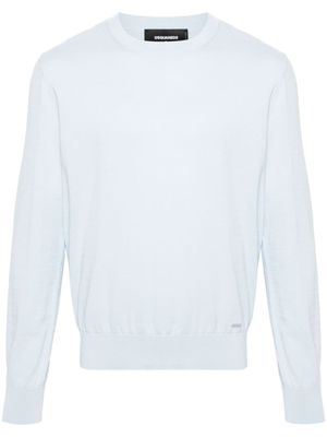 DSQUARED2 pull léger en coton - Bleu