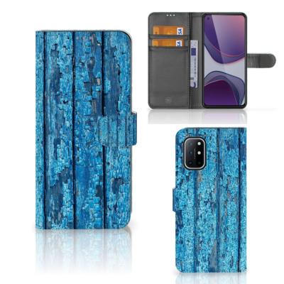 OnePlus 8T | Book Style Case | Wood Blue