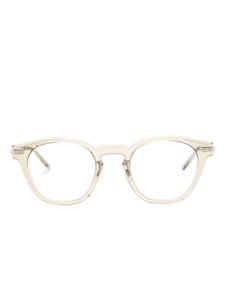 Oliver Peoples Len round-frame glasses - Tons neutres