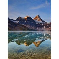 Fotobehang - Magog Lake Canada 192x260cm - Vliesbehang
