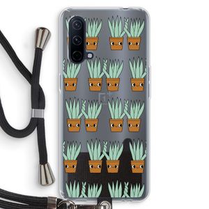Sansevieria: OnePlus Nord CE 5G Transparant Hoesje met koord