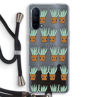 Sansevieria: OnePlus Nord CE 5G Transparant Hoesje met koord