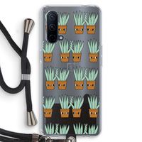 Sansevieria: OnePlus Nord CE 5G Transparant Hoesje met koord
