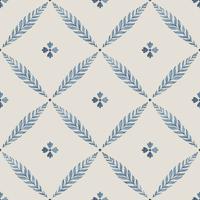 Dutch Wallcoverings Blomstermala - Henry White/Blue - Wit/Blauw Dutch Wallcoverings Blomstermala - Henry White/Blue - Wit/Blauw