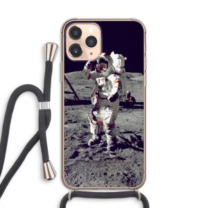 Spaceman: iPhone 11 Pro Transparant Hoesje met koord