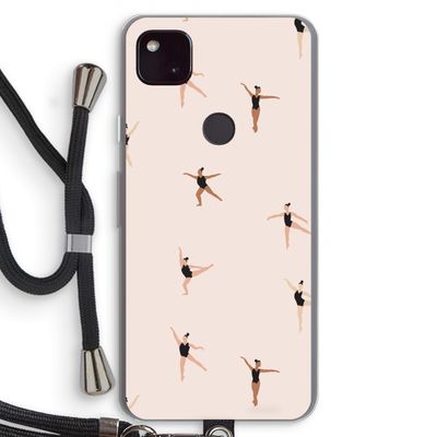 Dancing #1: Pixel 4a 5G Transparant Hoesje met koord