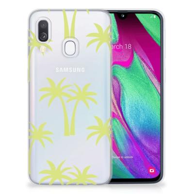 Samsung Galaxy A40 | TPU Case | Palmtrees